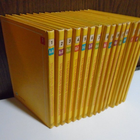 VINTAGE Golden Book Encyclopedia 1970 Complete Set 16 Vol - Picture 2 of 16